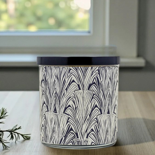Gatsby – Eco-Luxe Scented Candle | Coconut Apricot Wax | Art Deco Art Nouveau Vintage Artwork Retro Design