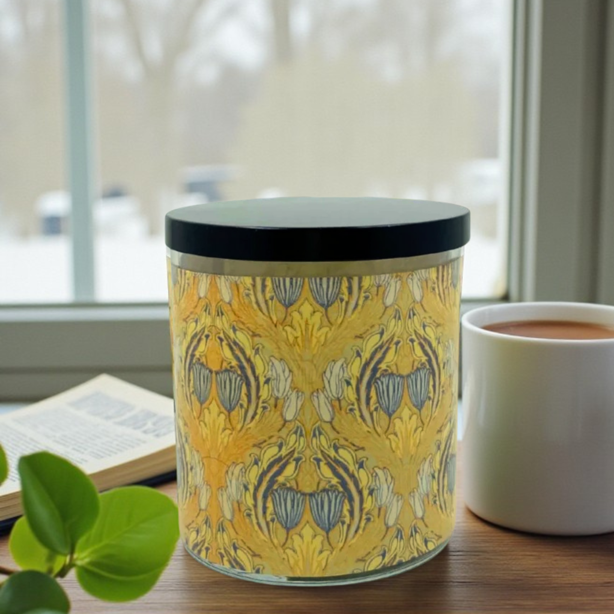 Woodland Tale – Eco-Luxe Scented Candle | Coconut Apricot Wax | Vintage Arts & Crafts Artwork Retro Design