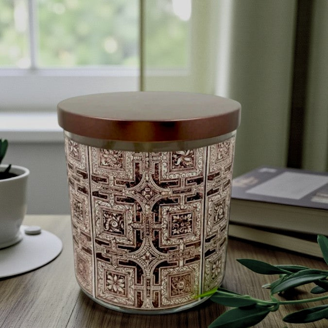 Triumph – Eco-Luxe Scented Candle | Coconut Apricot Wax | Vintage Renaissance Artwork Retro Design