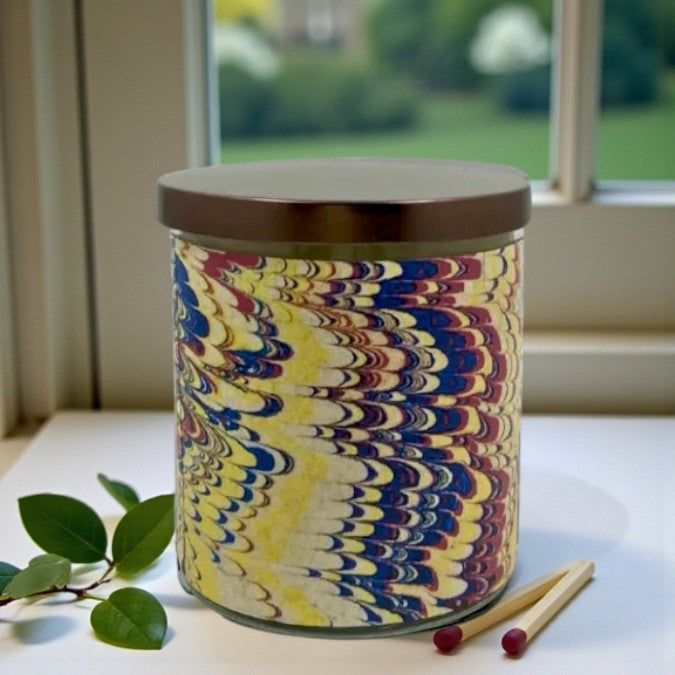 Vibrance – Eco-Luxe Scented Candle | Coconut Apricot Wax | Vintage Artwork Retro Design