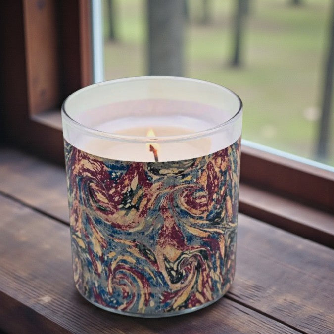 Whirly Twirly – Eco-Luxe Scented Candle | Coconut Apricot Wax | Vintage Artwork Retro Design