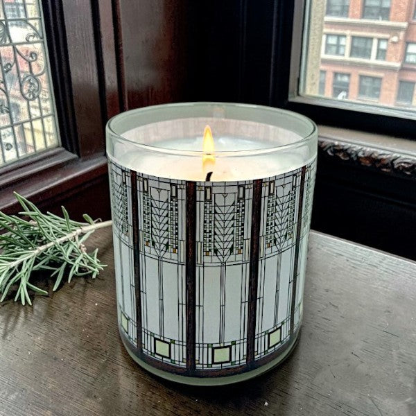 Prairie Avenue | Frank Lloyd Wright Prairie School Inspired Candle