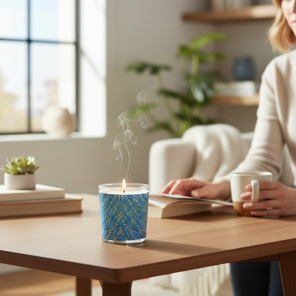 Featherlight - Luxury Coconut Apricot Wax Candle – 8.5 oz