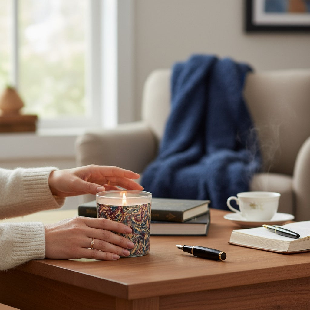 Whirly Twirly - Luxury Coconut Apricot Wax Candle – 8.5 oz