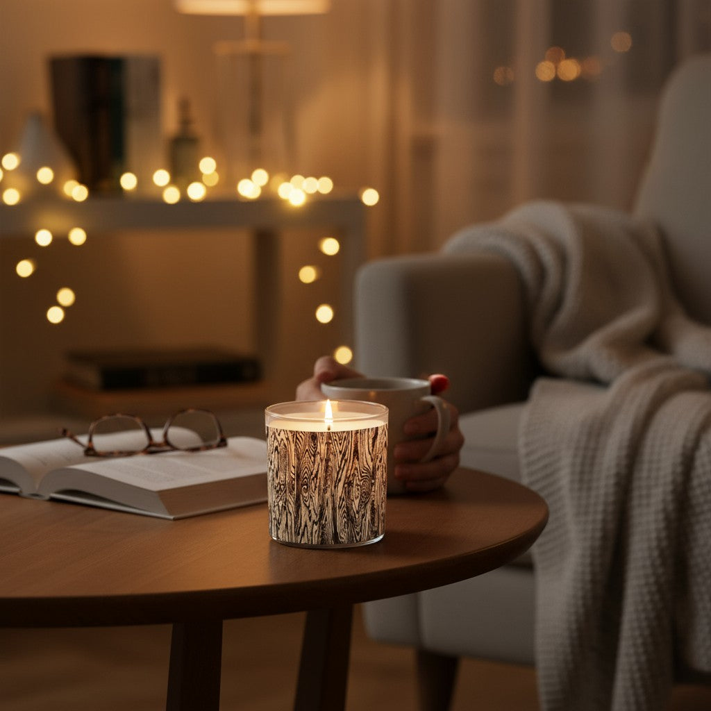 Mighty Oak – Eco-Luxe Scented Candle | Coconut Apricot Wax | Vintage Artwork Retro Design