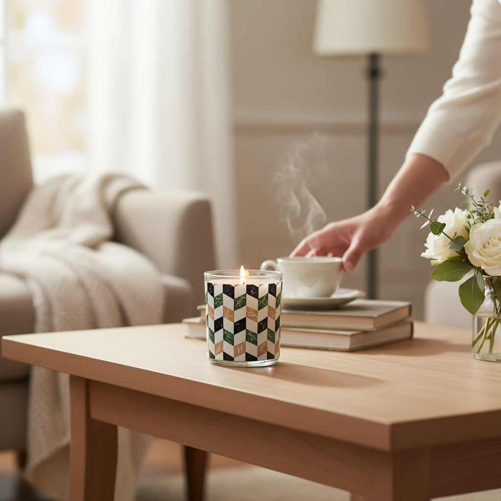 Ferris - Luxury Coconut Apricot Wax Candle – 8.5 oz