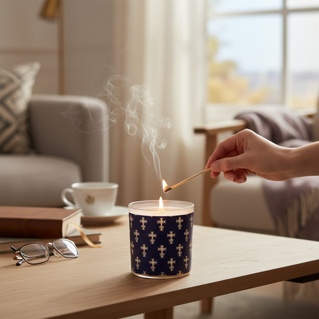 Golden Glory - Luxury Coconut Apricot Wax Candle – 8.5 oz