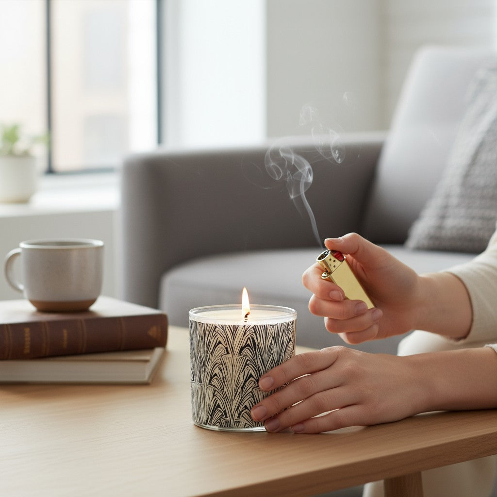 Gatsby – Eco-Luxe Scented Candle | Coconut Apricot Wax | Art Deco Art Nouveau Vintage Artwork Retro Design