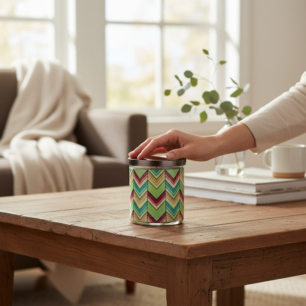 Penny – Eco-Luxe Scented Candle | Coconut Apricot Wax | Vintage Artwork Retro Design