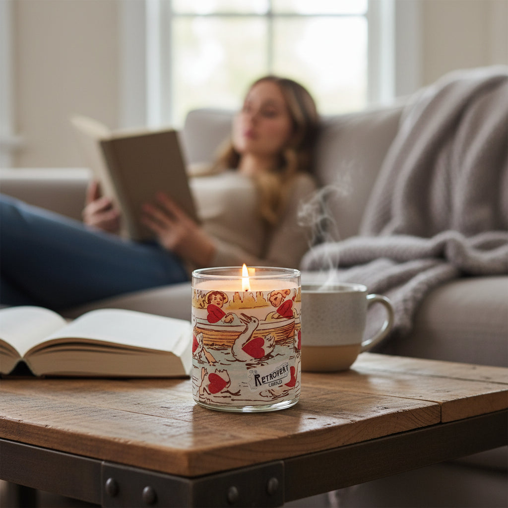 Valentine Voyage - Luxury Coconut Apricot Wax Candle – 8.5 oz