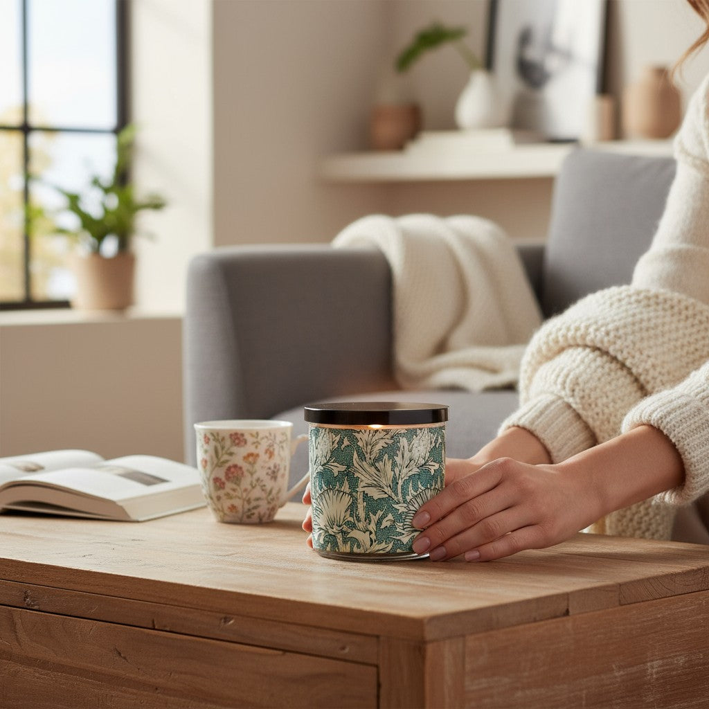 Verdant - Luxury Coconut Apricot Wax Candle – 8.5 oz