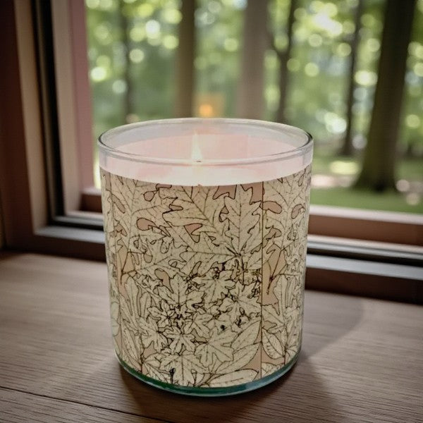 Oaken Ember – Eco-Luxe Scented Candle | Coconut Apricot Wax | Vintage Artwork Retro Design