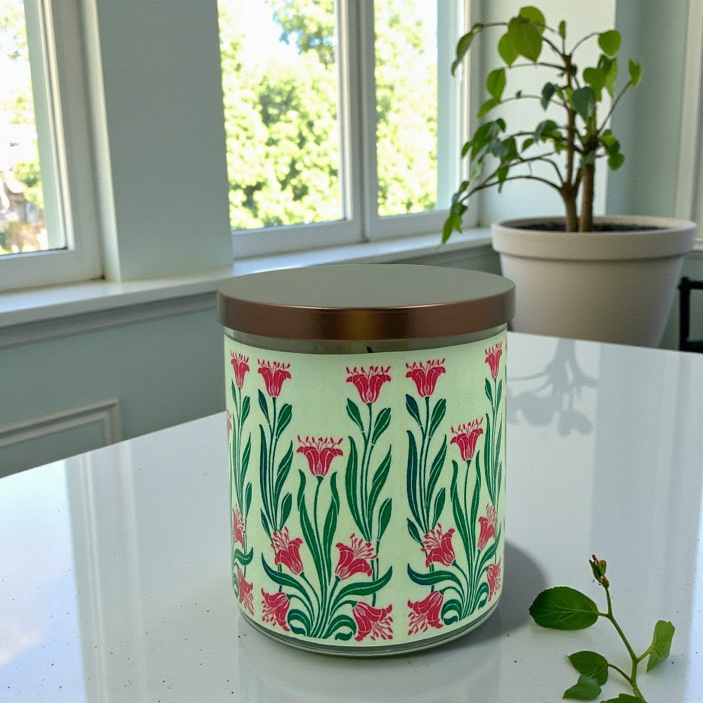 Rosy | Isadore B. Paine Victorian Book Design Inspired Candle